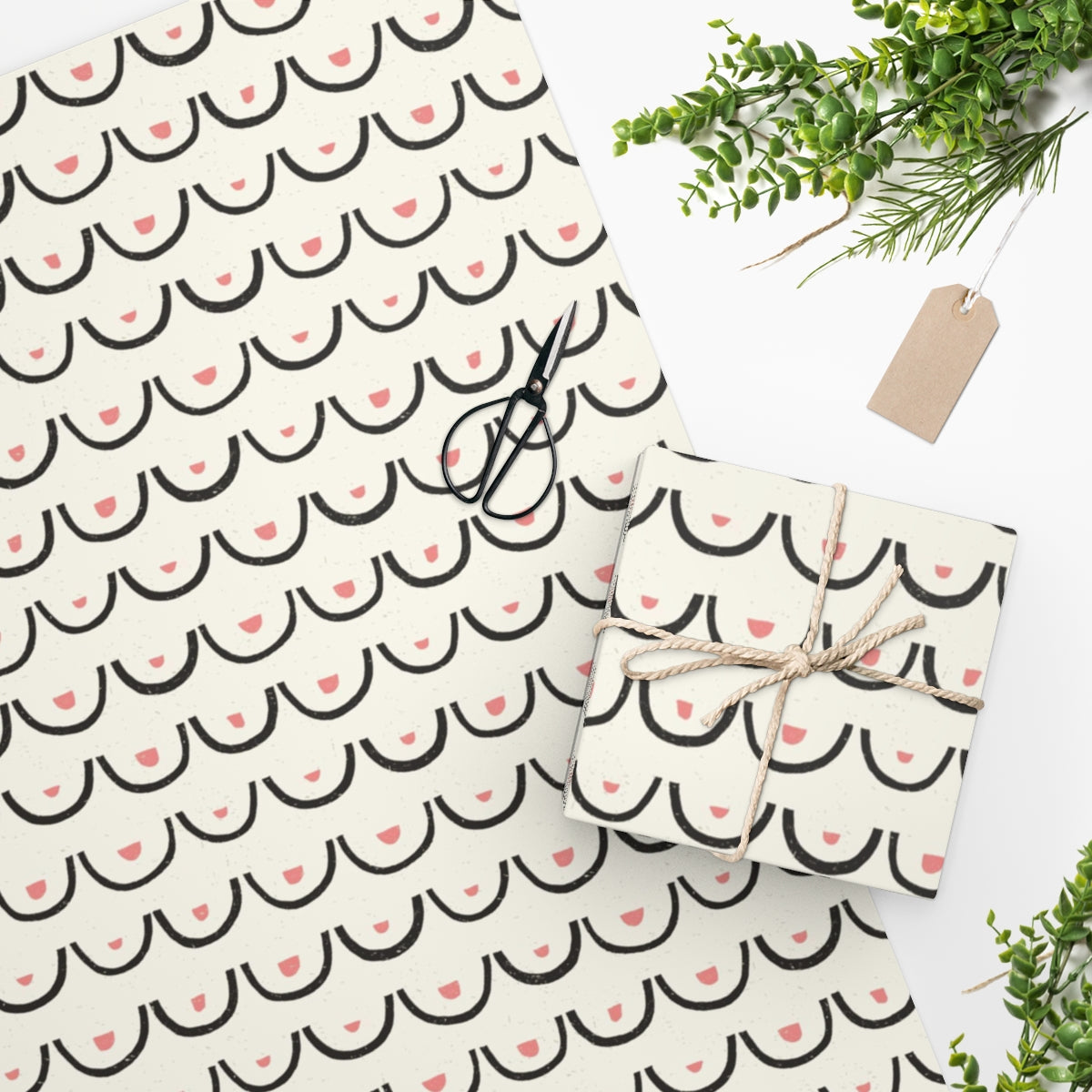 Boob Wrapping Paper