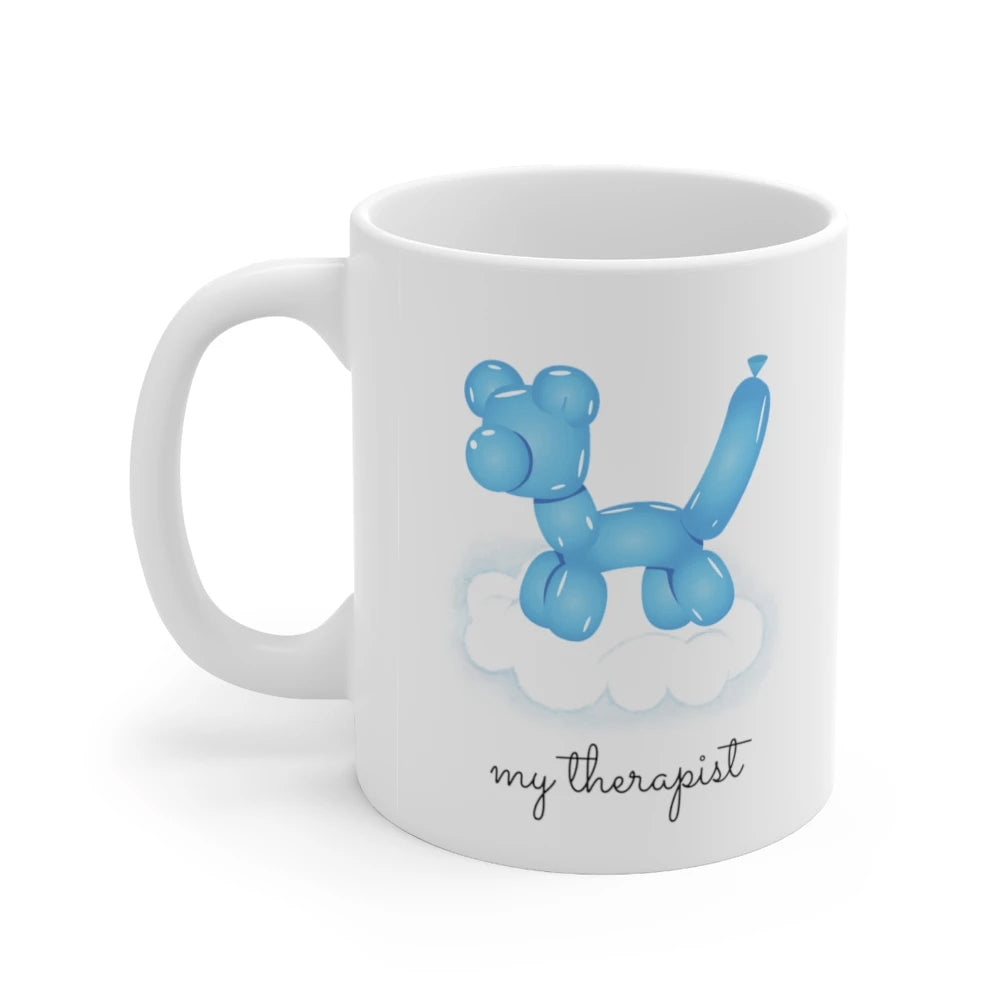 Balloon Dog "My Therapist" Mug – 11 oz